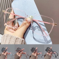 Ultra Light Large Photochromic Glasses Hd Eyeglasses For Men And Women Fashion Female Female H7l6