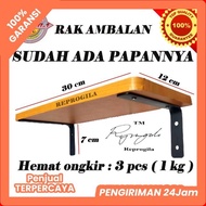 RAK DINDING TEMPEL / RAK DINDING MINIMALIS / AMBALAN RAK DINDING / AMBALAN DINDING / RAK BUMBU DAPUR