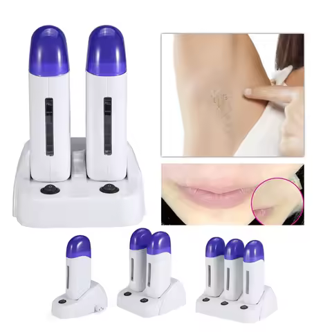 3 Types Cartridge Wax Depilatory Roller Warmer Heater Waxing Body Hair Removal Machine Wax Cartridge