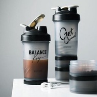 其他品牌 - 創意健身搖搖杯大容量防漏便攜防摔健身水壺運動水壺塑膠搖搖杯 密封防漏運