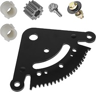 Caltric Steering Sector & Pinion Gear W/Bushings Compatible With John Deere D130 D140 D150 D160 D170