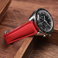Premium  FKM Rubber Sailcloth Watch Strap Replacement Watch Band 18mm 19mm 20mm 21mm 22mm Quick Rele