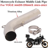 Slip On For VOGE 900DS 900 DS DS900X DS900 X 2024 2025 Motorcycle Exhaust Escape Titanium Alloy 51MM