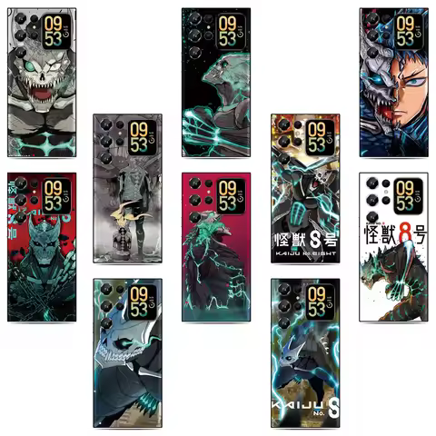 Kaiju Number 8 Back Cover For Sony Xperia 10 1 VII VI 5 II III IV V 2023 XZ5 XZ4 XZ3 XZ2 Compact XA1