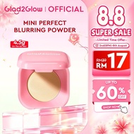 [Mini TWC]Glad2Glow Perfect Blurring Powder Foundation 4.5g Saiz Perjalanan Bedak Kek Dua Fungsi Den
