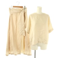 Ebure SETTO Tshirt Skirt setup linen Direct from Japan Secondhand