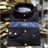 HITAM Gamis Jubah Al Waseel / Gamis Jubah Latest Al Waseel Black Combination / Jubah Gamis Al Waseel