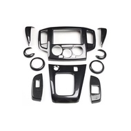 Suitable for 10-18 Nissan NV200 Carbon Fiber Pattern Interior Restoration Central Control Gear Door