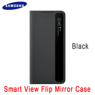 Samsung Smart View Flip Mirror Case For Galaxy S21 Ultra 5G Phone LED Mirror S-View Cases