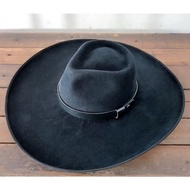 Laken FEDORA COWBOY Hat - FEDORA MARLBORO BLACK Hat - Men's Hat - Imported Women's Hat