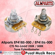 AllParts CTS No-Load 250K / 500K Split Shaft Guitar Potentiometer Guitar Tone Pots EP-4185-000 / EP-