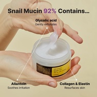 COSRX Advanced Snail 92 All In One Cream 100ml, Snail Mucin Moisturizer for Hydration & Repair