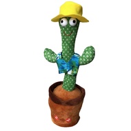 【READY STOCK】Cactus Toy Plush Talk Kaktus Bercakap Dancing Cactus Toys Song cactus dance