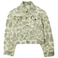 carhartt WIP（Carhartt Work in Progress）24AW 女款 Orell 鴨絨外套 I033890 XS 迷彩鴨絨黑色牛仔外套 第三款外套 [二手] [carhartt