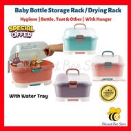 Portable Baby Milk Bottle Storage Box Baby Bottle Drying Rack Feeding Rak Botol Susu Tempat Letak Be