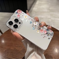 Soft Flower [Moqi Casing] Case hp Vivo Z11 Z11X T5 Y11d Y31d Y05 V60 Lite V70 Fe Y21S Y28 Y16 Y17S Y