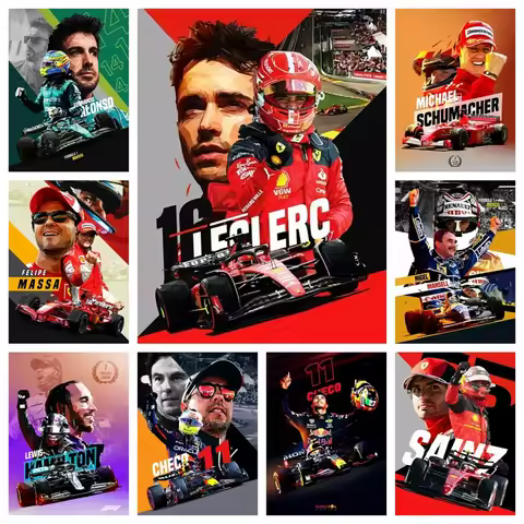 Sports F1 Legend Racing Schumacher Formula 1 Racer Helmet Cross Stitch Diamond Painting Artificial M