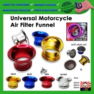 Air filter funnel 4 colors 45mm/50mm/55 mm air filter interface cup alloy universal sesuai 28 mm mot