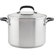 KitchenAid 71022 Stainless Steel Stockpot with Measuring Marks and Lid