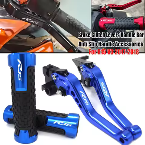 Motorcycle Accessories For YAMAHA R15 V3 2017 2018 Adjustable Brake Handle Clutch Levers & handle ba