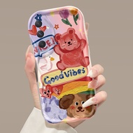 Casing HP Samsung A54 5G A33 5G A34 5G A53 5G A73 5G A71 A72 5G S20 FE Case Cute Aesthetic Fairy Tale Style Phone Case Silicone Mobile Phone Texture softcase Wave Limit Phone casing