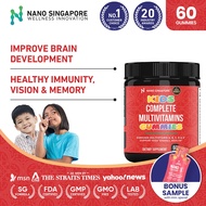 Multivitamin Kids Vitamin Gummies w/ Vitamin C, B, A, D, E Support Immunity