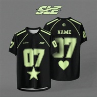 Jersey Hiphop Printed Short Sleeve [custom Name ]short Sleeve Coquette Jersey Ribbon Coquette Jersey