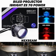 BLED PROJECTOR IBRIGHT ZE 70 POWER BLUE LENS DOUBLE FAN