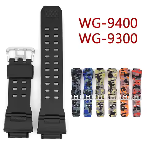 Resin Silicone Strap for Casio G-SHOCK RANGEMAN GW-9400 GW-9300 Men Camouflage Rubber Sport Waterpro