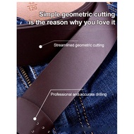 【Durable Genuine Leather】 Men's Leather Belt Men's Belt/Leather Belt/Genuine Leather