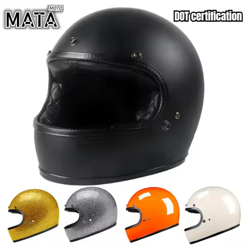 Dot Fiberglass Full Face Helmet Motorcycle Racing Capacete De Moto Motociclista Para Motocross Kask 