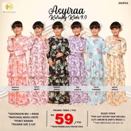 ASYIRAA KID 9.0 KURUNG RAYA, BAJU TANPA GOSOK, SEDONDON