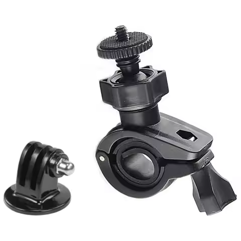 Handlebar Clamp Mount Motorcycle Bike Pole Mount For GoPro Hero 13 12 11 10 9 8 DJI Osmo Action 5 Pr