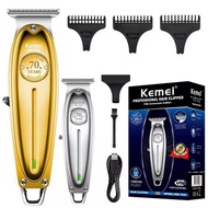 Kemei 1949 Professional hair clipper โลหะผู้ชายไร้สายไฟฟ้าผม