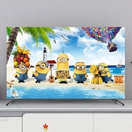 New Style tapestry TV Dust Cover Elastic Hanging TV Cover Cloth remote control Computer cover 22 24 