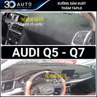 AUDI A5 A6 A7 A8 dashboard carpet with carbon leather, wood grain leather, sun protection velvet, st