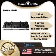 [CLEARANCE SALE] Midea Built-in Glass Hob & Glass Stove Burner / Gas Stove / MGH-4360GL MGH-2461GL M