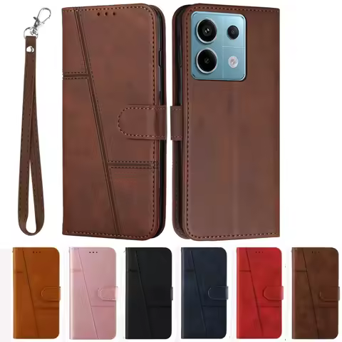 for POCO C85 Case Flip Wallet Book Cover for Coque Xiaomi POCO C85 X6 X5 X8 X3 F5 M5S X7 M7 M8 F6 M6