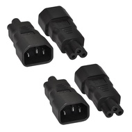 2X PDU UPS C14 to C5, IEC320 C13/C14 to C5/C6 Kettle Lead to PC Laptop Power Supply Cable Adapter