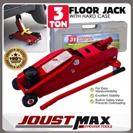 3 Ton Floor Jack With Hard Case Hydraulic Car Jet Jack Kereta Jack Buaya Jek Kereta Tayar Car Repair