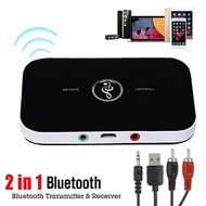 Upgraded B6 Bluetooth 5.0 Audio Transmitter Receiver RCA 3.5mm AUX Jack USB Dongle Music Wireless Adapter