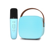 Speaker Bluetooth mini dengan mikrofon ganda Set speaker rumah dengan dua mikrofon genggam Speaker p