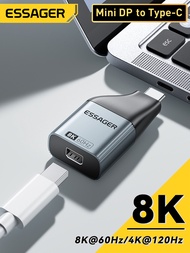 Essager Type C Video Adapters To HDMI 4K60Hz/4K30Hz Compatible With HD 8K DP/Mini DP 1080P VGA Type-