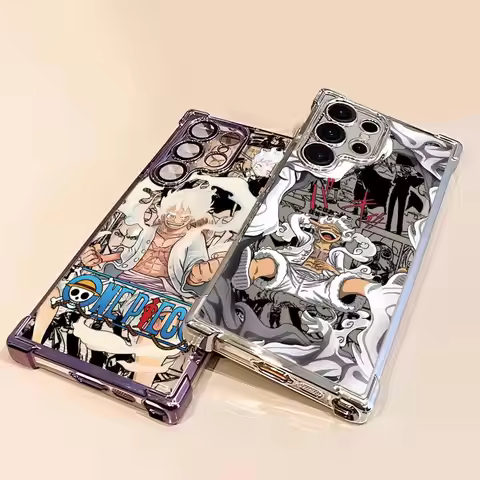 O-One Piece Luffy 5 Gear Phone Cover Case for Samsung Galaxy S21 Plus S25 Edge S20 FE S23 S24 S22 Ul