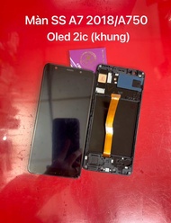 Màn hình samsung A750 / A7 2018 zin oled 2ic liền khung