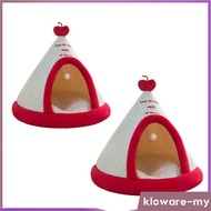 [KlowareMY] Cat Bed Cat House Sleeping Snooze Washable Indoor Self Warming Kennel Pet Tent Cave Bed 