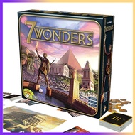 7 Wonders เกมกระดานสงครามกลยุทธ์ | ผู้เล่น3-7คน | เกมกระดานวูฟเวนสำหรับครอบครัว | ของขวัญมหัศจรรย์สำ