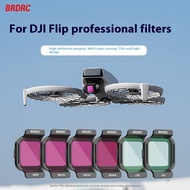 BRDRC Suitable for DJI Flip Filter Set UV Protective Mirror CPL Polarizer ND ND Light Reduction Acce