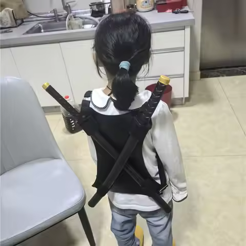 Halloween children Deadpool belt cosplay Wade back straps sword holder for kids costumes prop