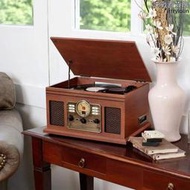 高音質復古黑膠唱片機古典留聲機無線cd機光碟收音機音響家用